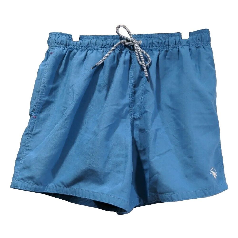 Ted Baker Mens Swim Trunk Shorts Size 4 (Waist 34) Blue Lobster Beach Preppy